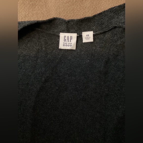 Gap black longline knit cardigan with tags size xs - Picture 3 of 3